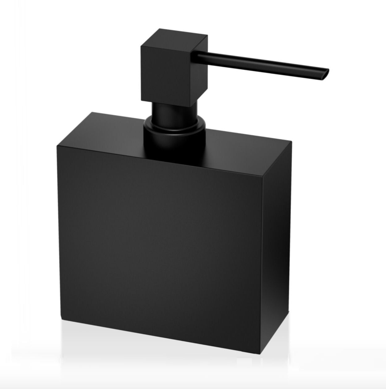 Matt Black Liquid Soap Dispenser by Decor Walther - |VESIMI Design| Luxury Bathrooms and Home Decor