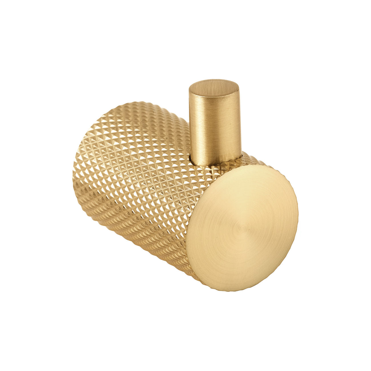 Luxury Single Bathroom Hook in Matt Gold | Pyrite Collection