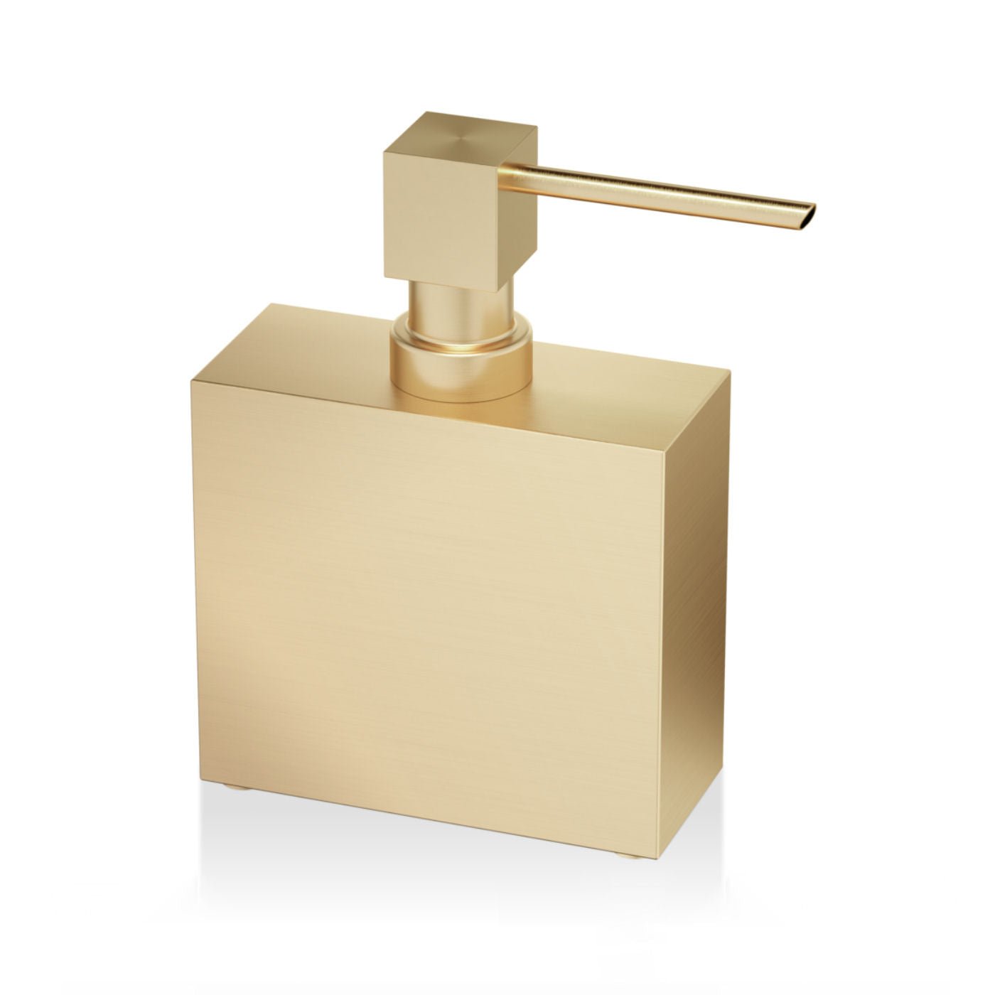 Matt Gold Liquid Soap Dispenser by Decor Walther - |VESIMI Design| Luxury Bathrooms and Home Decor