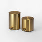 Mini Soft Close Pedal Bin Matt Gold 3,5 L