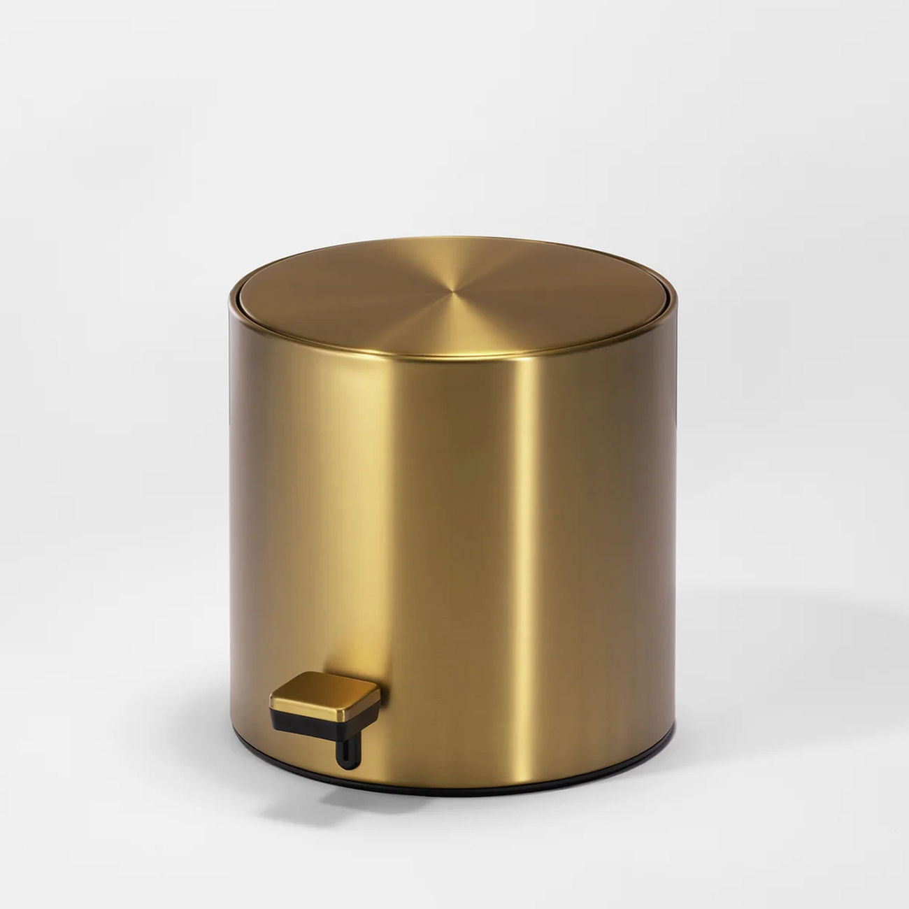Mini Soft Close Pedal Bin Matt Gold 3,5 L
