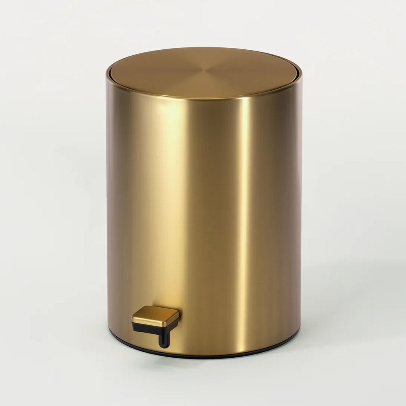 German Design Award Soft Close Pedal Bin GOLD MATT 6L