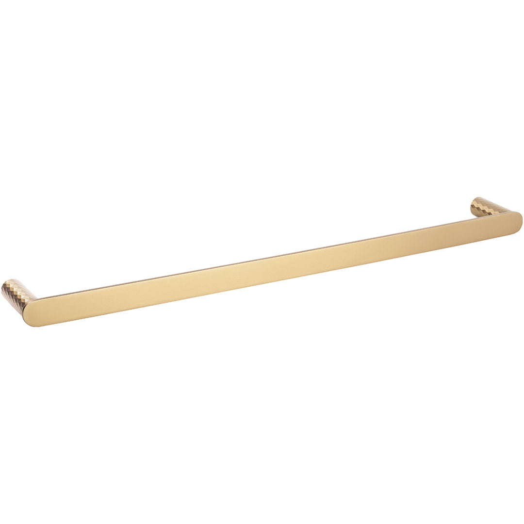 Matt Gold towel bar in a brushed gold finish
