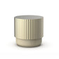 Medium Aluminium & Porcelain Multi - purpose Box / Champagne Gold & Dune - |VESIMI Design| Luxury Bathrooms and Home Decor