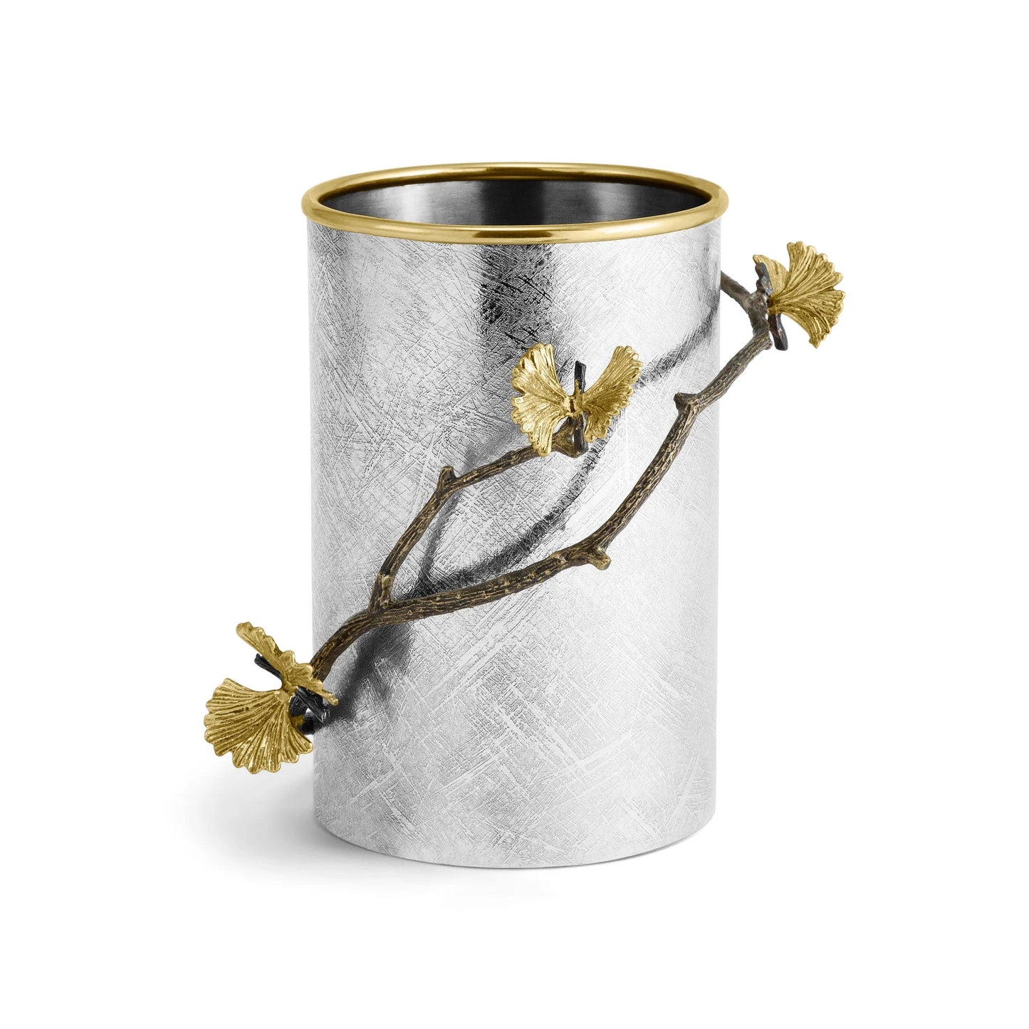 Butterfly Ginkgo Utensil Holder by Michael Aram
