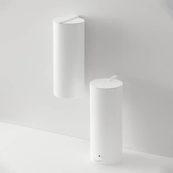 Mikado Pedal Bin White Matt by Decor Walther - |VESIMI Design| Luxury Bathrooms and Home Decor