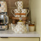 Mocha Check 1 Quart MINI Tea Kettle by MacKenzie-Childs