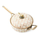 Mocha Check 3 Qt. Saute Pan by MacKenzie-Childs