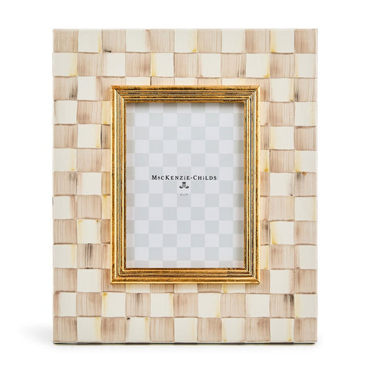 MacKenzie-Childs Mocha Check 5" x 7" Frame