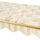 Mocha Check & Stripe Coffee Table by MacKenzie-Childs
