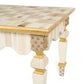 Mocha Check & Stripe Coffee Table by MacKenzie-Childs