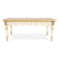 Mocha Check & Stripe Coffee Table by MacKenzie-Childs