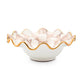 Mocha Check Ceramic Fluted Breakfast Bowl by MacKenzie-Childs