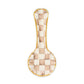 Mocha Check Ceramic Spoon Rest by MacKenzie-Childs