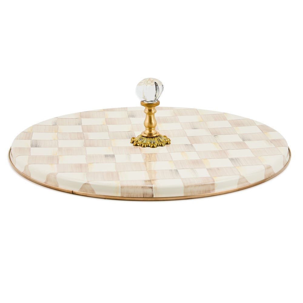 Mocha Check Cheese Course by MacKenzie - Childs - |VESIMI Design|