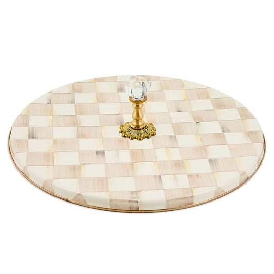 Mocha Check Cheese Course by MacKenzie - Childs - |VESIMI Design|