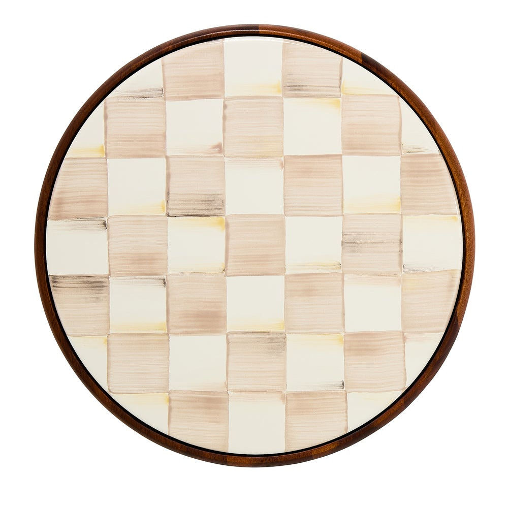 Mocha Check Large Trivet by MacKenzie-Childs