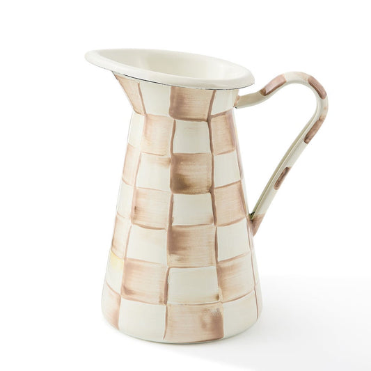 Mocha Check Medium Practical Pitcher
