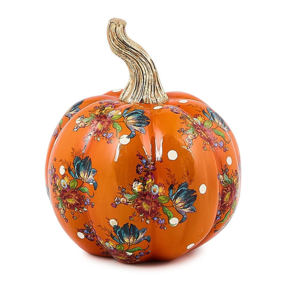 Orange Flower Market Mini Pumpkin by MacKenzie - Childs - |VESIMI Design|