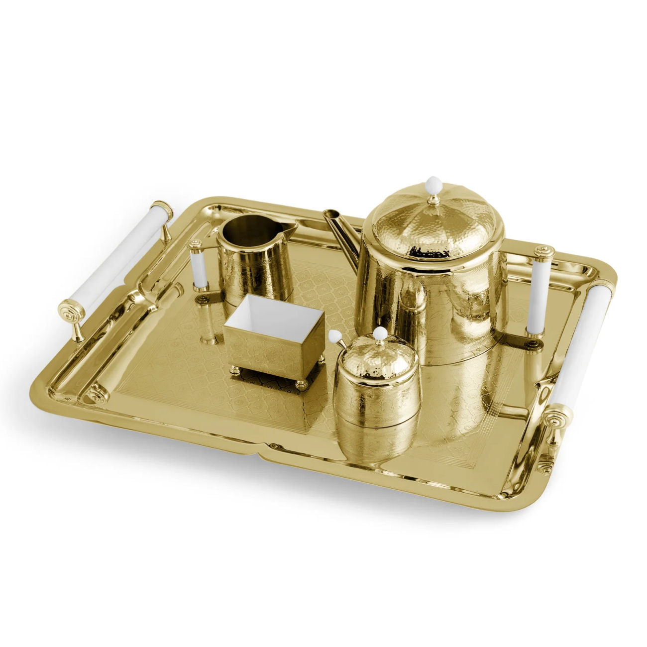 Palace Gold Tea Set - Tea Pot by Michael Aram