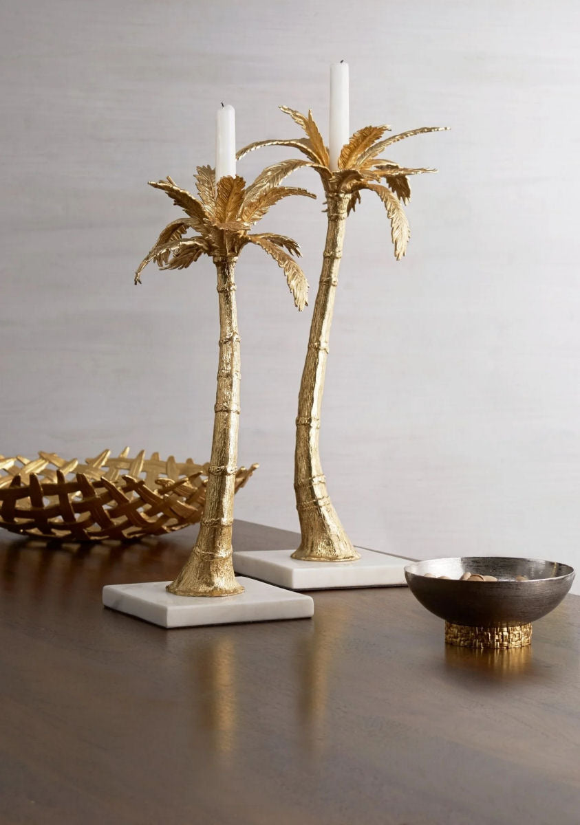 Palm Candleholders - Set by Michael Aram