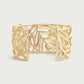 Palm Leaves Cuff by Anabel Aram