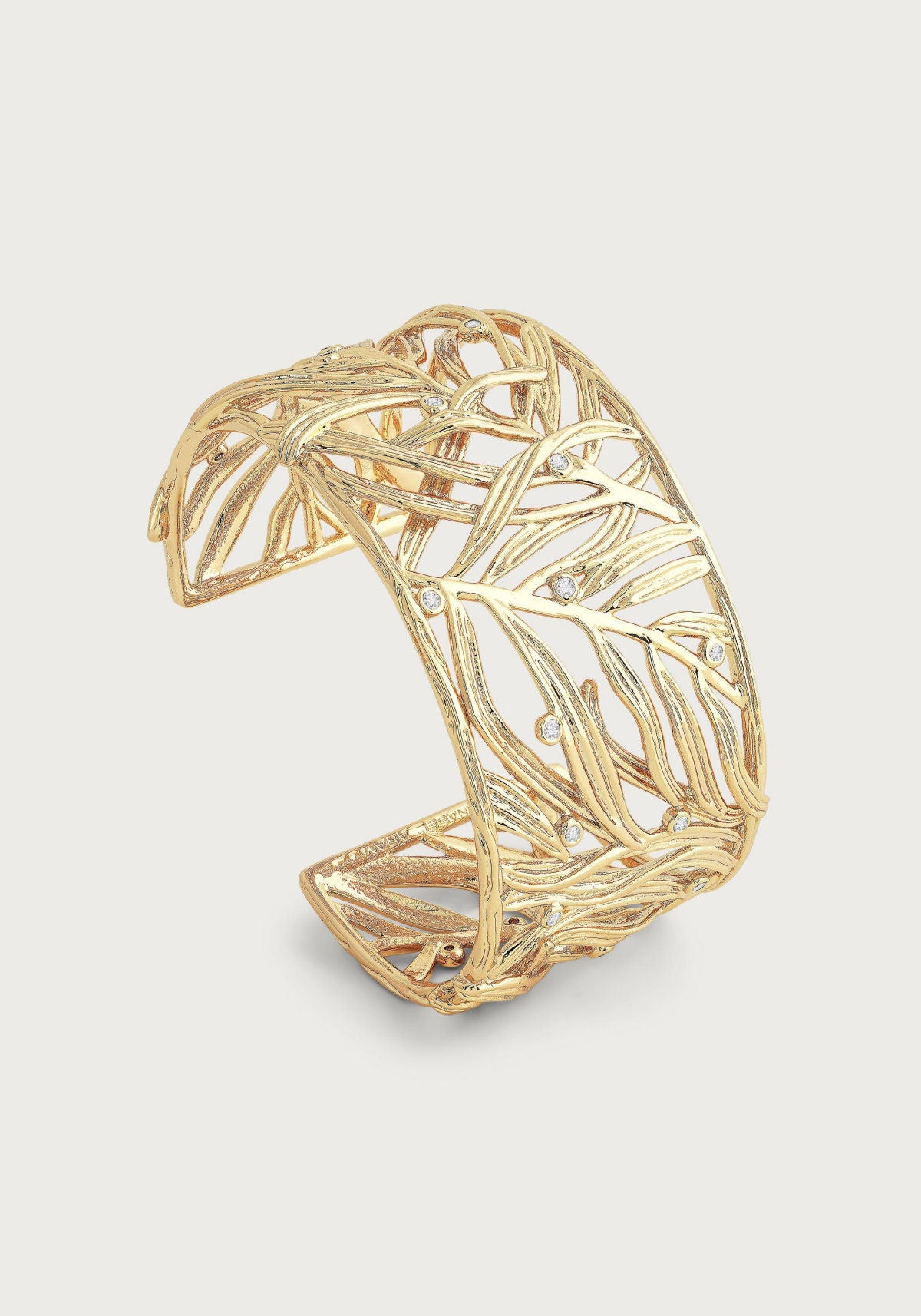 Palm Leaves Cuff by Anabel Aram
