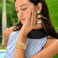 Palm Leaves Cuff by Anabel Aram