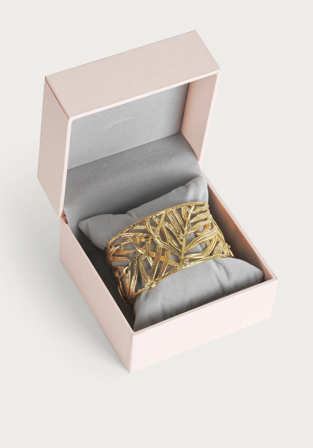 Palm Leaves Cuff by Anabel Aram