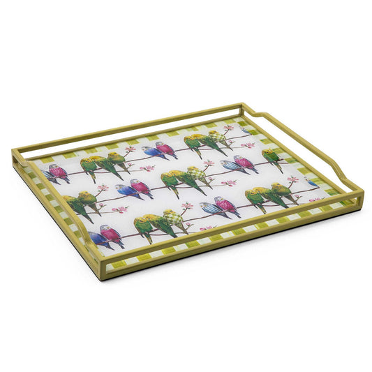 Parakeet Butler's Tray - |VESIMI Design| Luxury Bathrooms and Home Decor