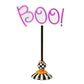 Pedestal Illuminated Neon Boo Sign by MacKenzie - Childs - |VESIMI Design|