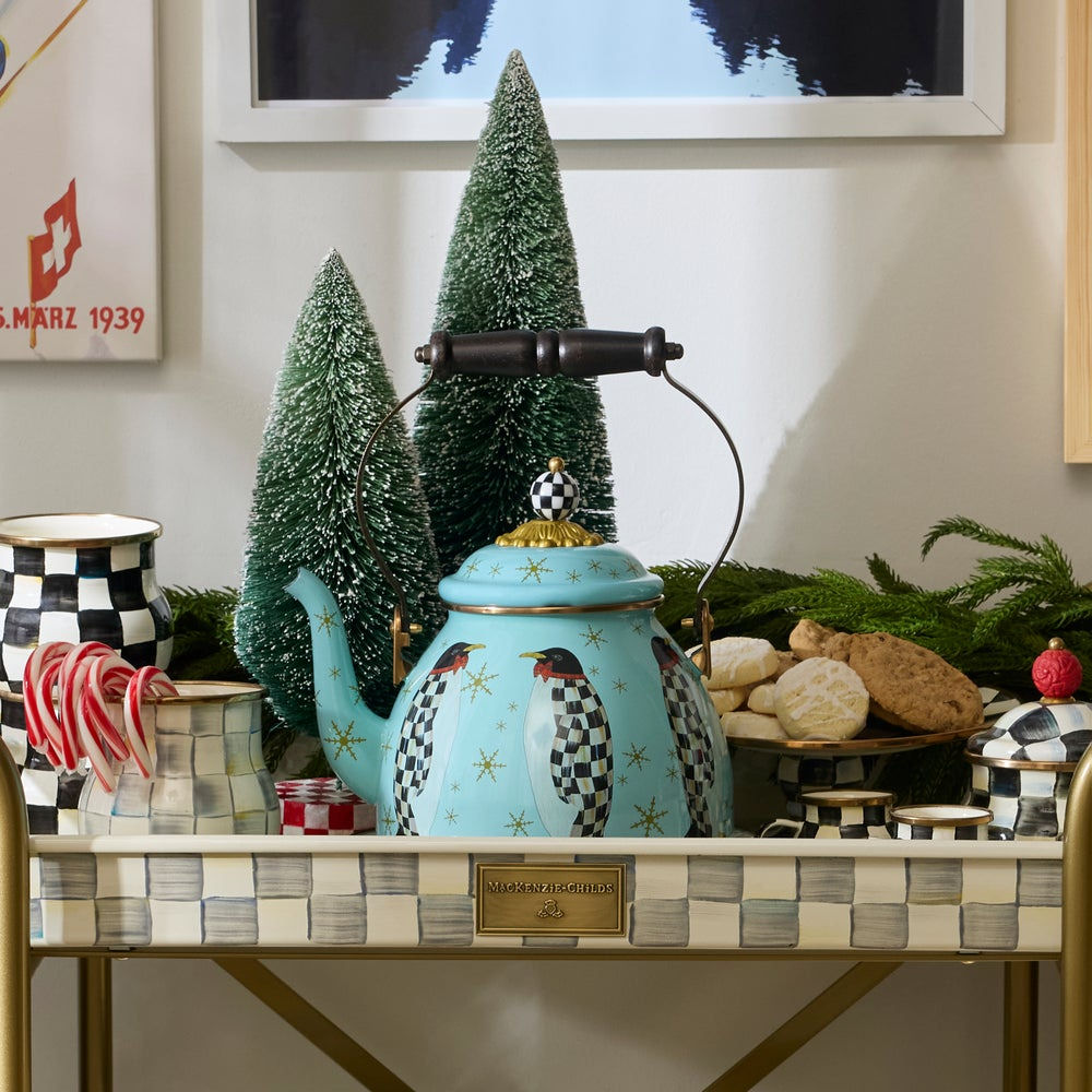 Penguin Parade 2 Quart Tea Kettle - 2025 limited collection