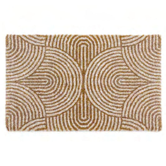 PETAL Egyptian Cotton Gold Bathroom Rug by Abyss & Habidecor - |VESIMI Design| Luxury Bathrooms and Home Decor