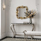 Petal Square Gold Wall Mirror