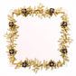 Petal Square Gold Wall Mirror