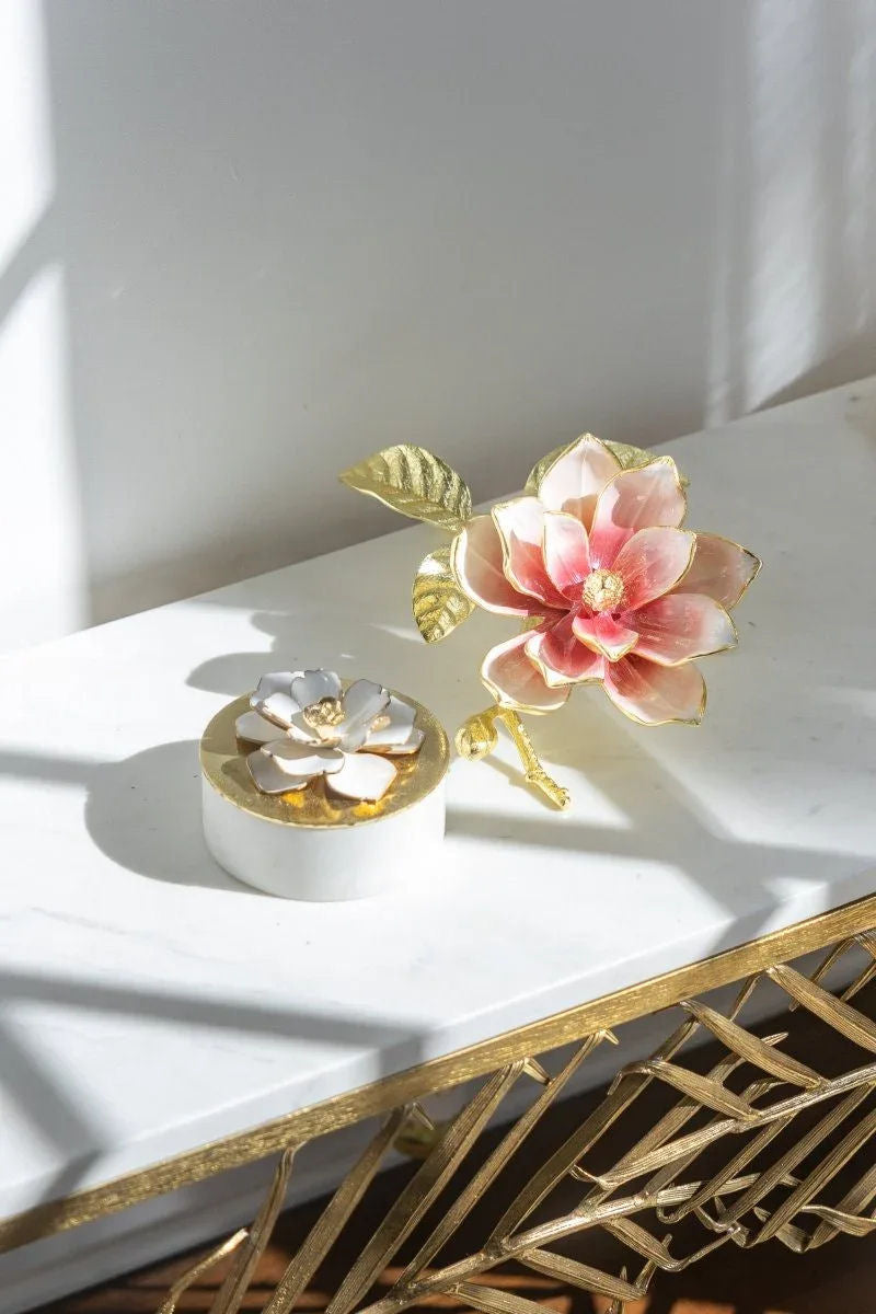 Pink Magnolia Decorative Object
