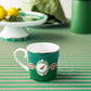 Pip Studio Small Love Birds Medallion Emerald-Green Gift Box - 2 Mugs Set