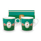 Pip Studio Small Love Birds Medallion Emerald-Green Gift Box - 2 Mugs Set