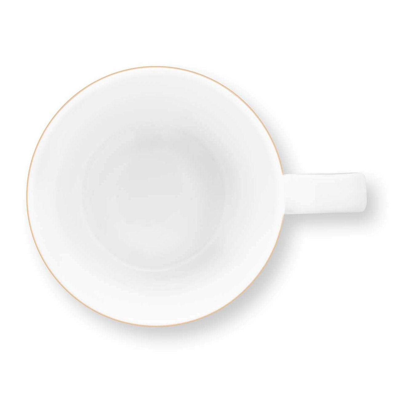 Pip Studio Large Love Birds Medallion Stripes Emerald Green Gift Box - 2 Mugs Set