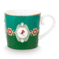 Pip Studio Large Love Birds Medallion Emerald-Green Gift Box - 2 Mugs Set