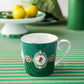 Pip Studio Large Love Birds Medallion Emerald-Green Gift Box - 2 Mugs Set