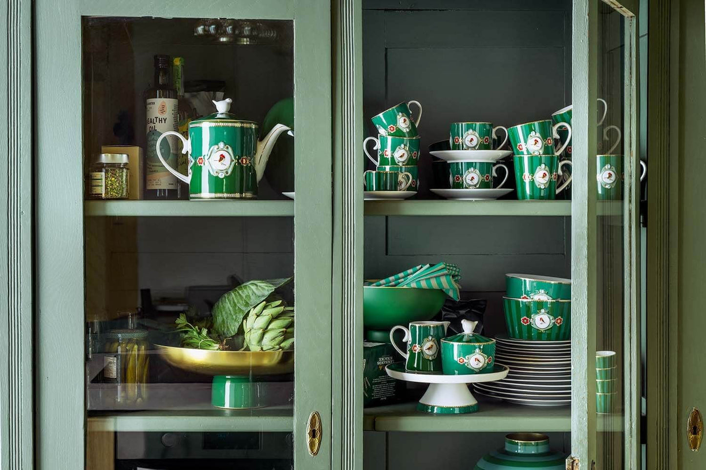 Love Birds Sugar Bowl Green - Pip Studio