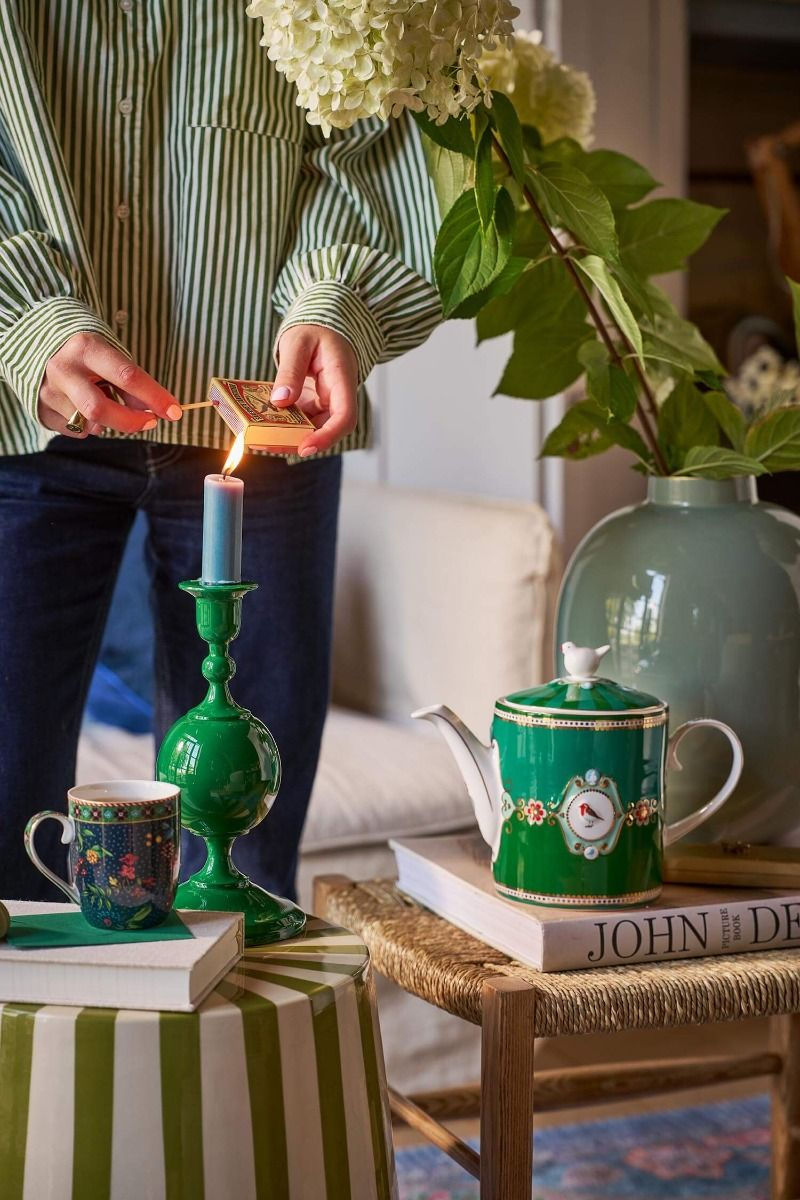 Love Birds Teapot Medium Green - Pip Studio