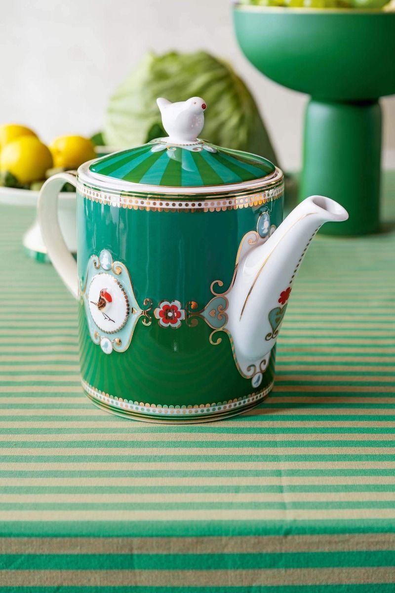 Love Birds Teapot Medium Green - Pip Studio