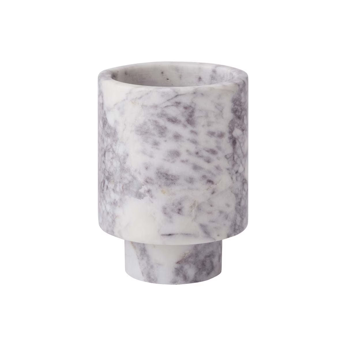 PORTO ROSY Italian Marble Toothbrush / Tumbler Holder - |VESIMI Design| Luxury Bathrooms and Home Decor