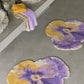 Stunning Purple Egyptian Cotton Bath Mat PANSY by Abyss & Habidecor