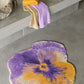 Stunning Purple Egyptian Cotton Bath Mat PANSY by Abyss & Habidecor