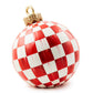 Red Check Tabletop Ornament, MacKenzie - Childs - |VESIMI Design| Luxury Bathrooms and Home Decor