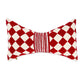 Mackenzie-Childs Red Diamond Bow Pillow