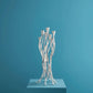 Roots Silver Candle Holder - |VESIMI Design|